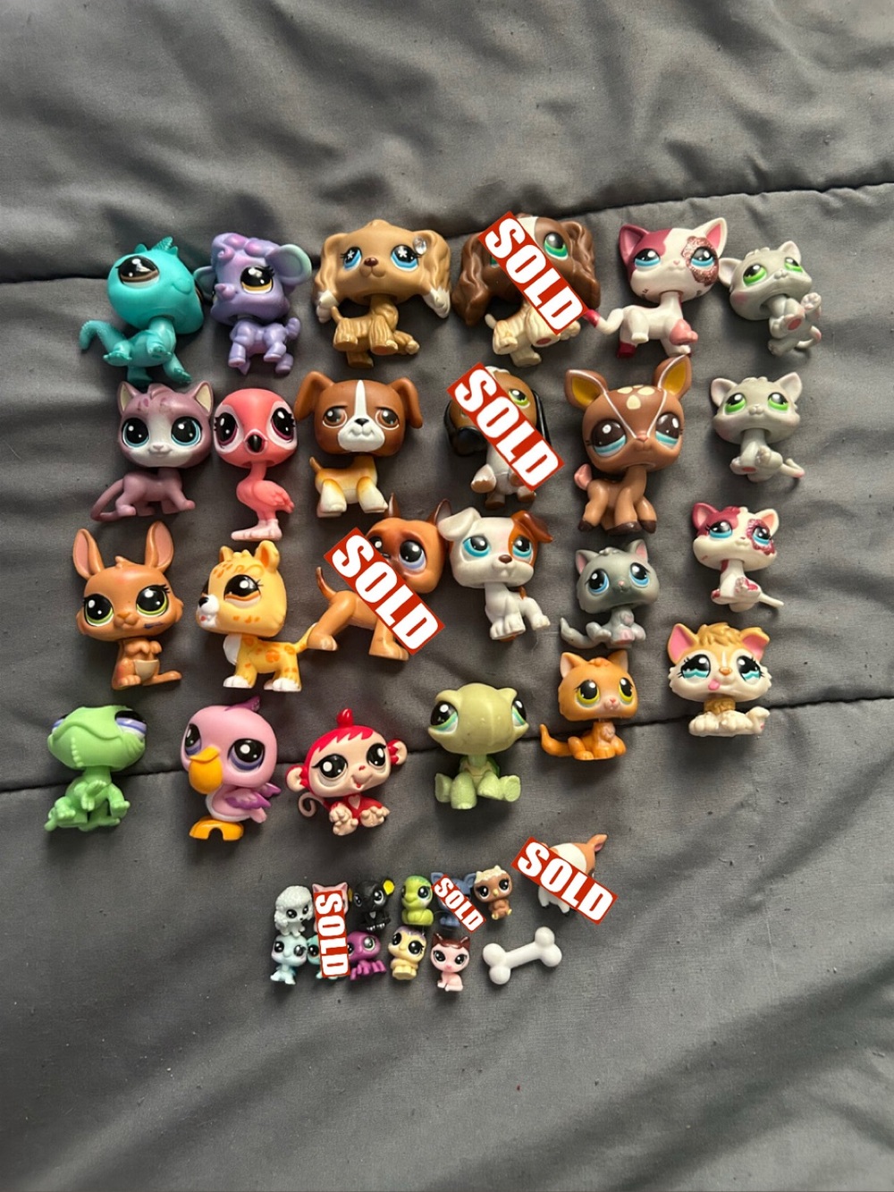 Littlest Pet Shop Multi-Color Small Pets Figure Lot
